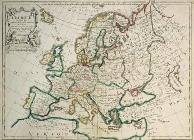 Karte von Europa 1746