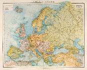 Europa, Polit.Landkarte 1899