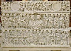 Early Christian sarcophagus (marble) 18th