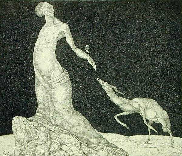 Flower and Animal, 1904 (etching on zinc)  von 