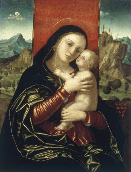 F.Morone, Maria mit Kind von 