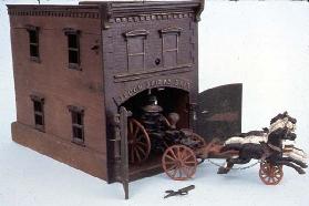 Firehouse and pumper 1842