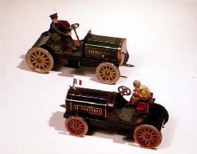 Friction driven cars by Hess c.1900 19th