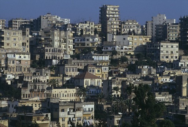 General view of Tripoli (colour photo)  von 