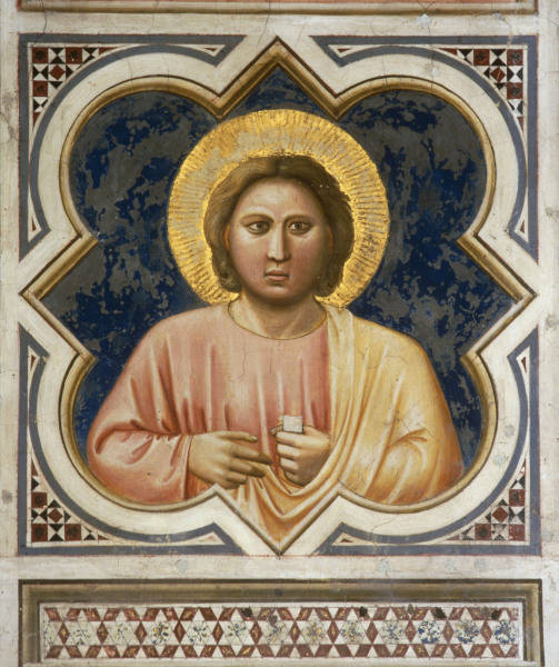 Giotto, Maennlicher Kopf / Padua von 