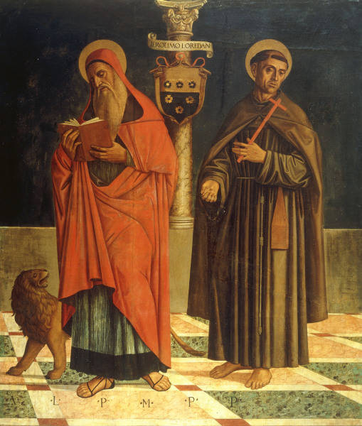 G.Mansueti, Hieronymus u.Franz v.Assisi von 