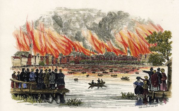 Hamburg, Brand 1842 von 