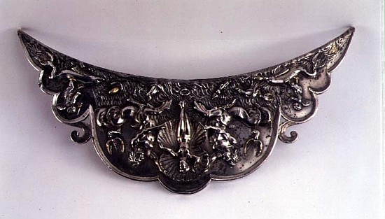 Handle of a Plate Showing The Birth of Venus, Gallo-Roman, 2nd or 3rd century AD (silver) von 