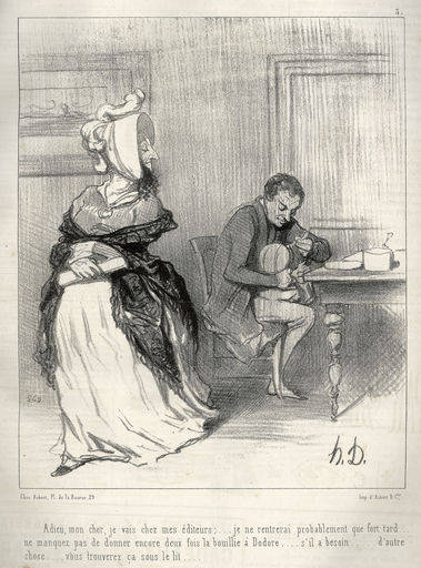 H.Daumier, Adieu, mon cher.. von 