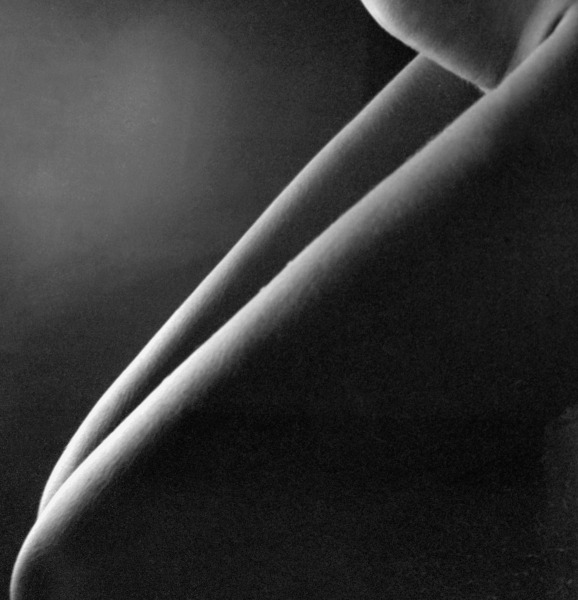 Human form abstract body part (b/w photo)  von 