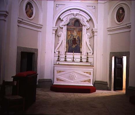 Interior view of the chapel, possibly designed by Giacomo Vignola (1507-73) (photo) von 