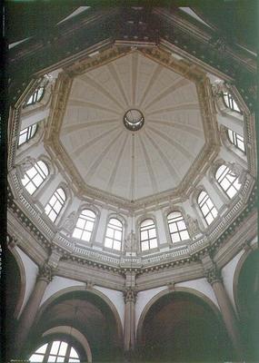 Interior view of the cupola designed by Baldassare Longhena (1598-1682) (photo) von 