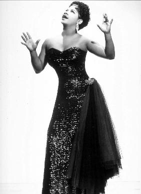 jazz, rhythm & blues and gospel Singer Ruth Brown c. 1958