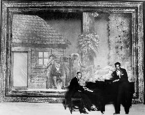 Jazzmen Eubie Blake and Noble Sissle performing c. 1926