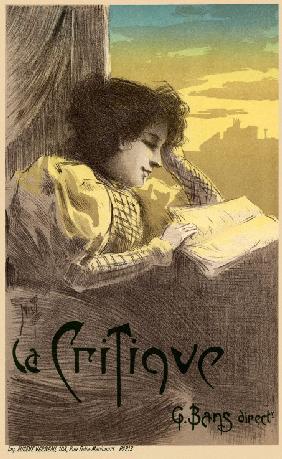 Journal La Critique (Plakat) 1900