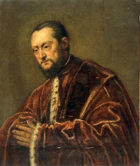 J.Tintoretto, Ratsherr im Gebet