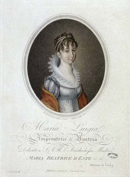 Kaiserin Maria Ludovica / nach Guerard von 