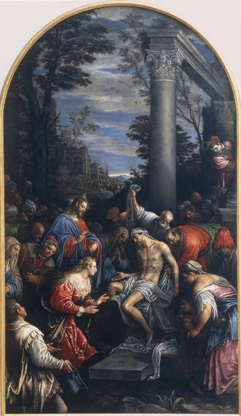 Leandro Bassano, Auferweckung Lazarus von 
