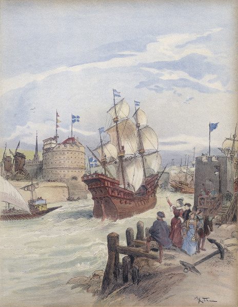 Le Havre, Flotte Franz I. im Hafen von 