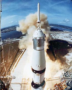 Lift off of Apollo 11 mission, with Neil Armstrong, Michael Collins, Edwin Buzz Aldrin in Kennedy Sp uly 12, 19