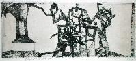Little castle in the air, 1915 (no 212) (etching on zinc) 