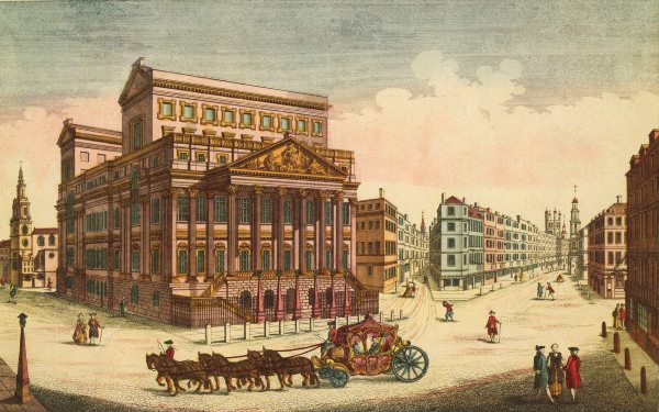 London, Altes Rathaus, um 1750 von 