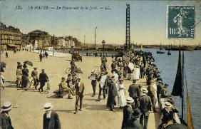 Le Havre, Promenade de la Jetee / Postk.