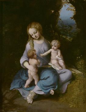Madonna mit dem Kind und dem Johannesknaben