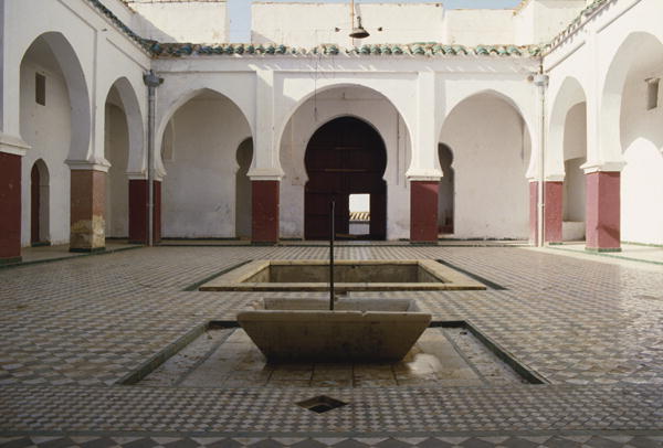 Madrasa of Sidi Bou Medine, courtyard (photo)  von 
