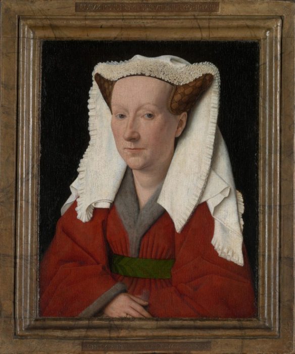 Margarete van Eyck, die Frau des Künstlers von 