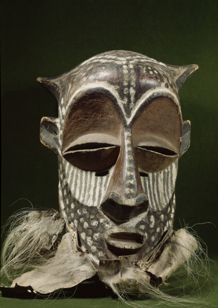 Mask, Kuba, Dem. Rep. Kongo / Wood von 