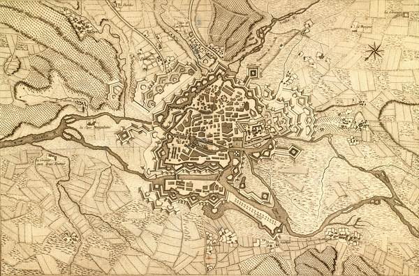 Metz, Stadtplan von 
