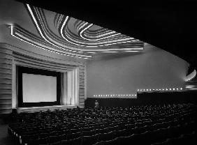 Movie theater Normandie in Paris built in 1937, Art Deco style, architects Pierre de Montaut and Adr