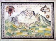 Map of the Castle and City of Tine XXXXII, by Francesco Basilicata, 17th century 20th