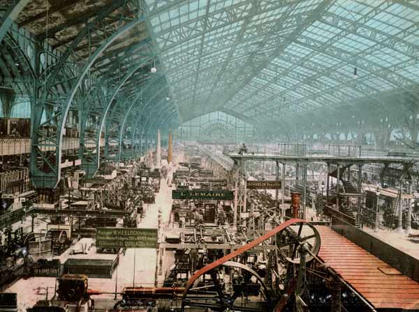 Paris, Weltausst.1889 , Maschinenhalle von 