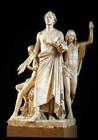 Monument to Leon Battista Alberti, sculpture by Lorenzo Bartolini (1777-1850) (plaster) 16th