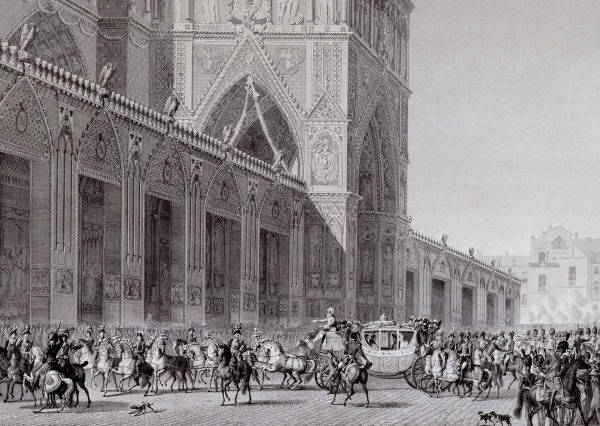 Napoleon, Kroenung 1804, vor Notre-Dame von 