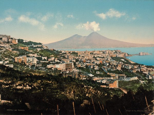 Neapel + Vesuv von 