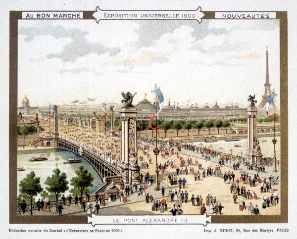 Paris, Pont Alexandre III, Ansichten von 