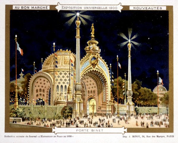 Paris, Weltausst.1900, Porte Binet von 