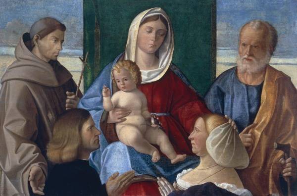 Pietro Duia, Maria mit Kind.. u.Stifter von 