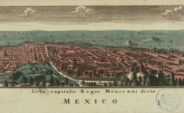 Plan der Stadt Mexico von 