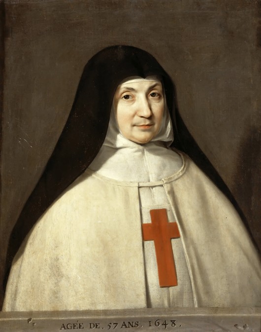 Porträt von Angélique Arnauld (1591-1661), Äbtissin von Port-Royal von 