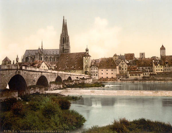 Regensburg, Steinerne Brücke von 