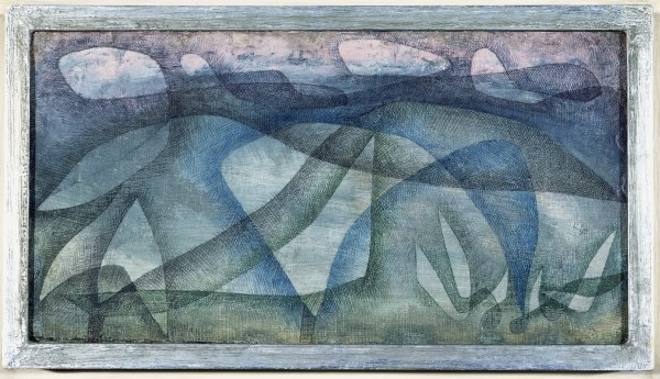 Rainy Day, 1931 (no 150) (oil and pen & brush and coloured ink on gessoed burlap)  von 