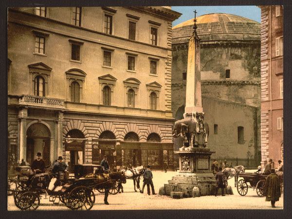 Rom, Piazza della Minerva, Obelisk von 