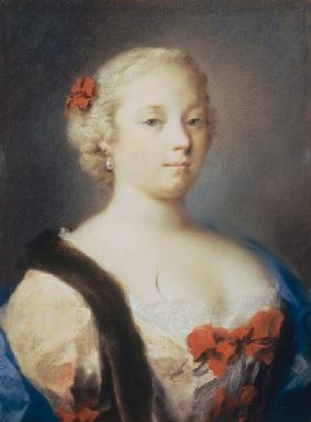R.Carriera, Bildnis einer Dame