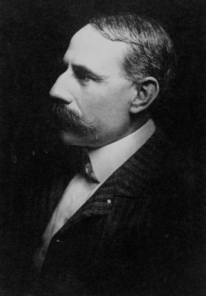 Sir Edward Elgar (1857-1934) (b/w photo) 19th