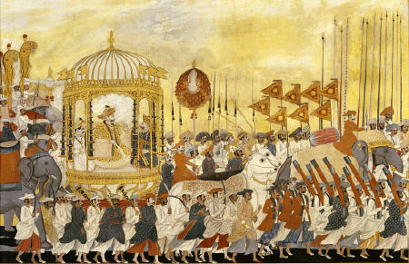 State Procession Of Raja Tulsaji Of Tanjore von 