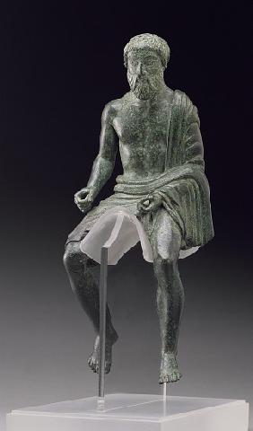 Statuette of a rider, Etruscan, late 5th century BC
